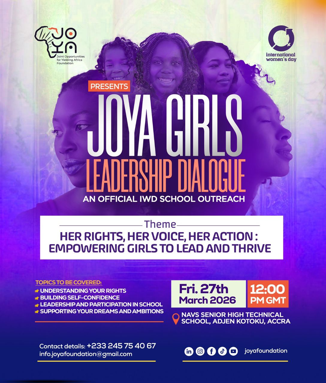 Joya Girls Leadership Dialogue